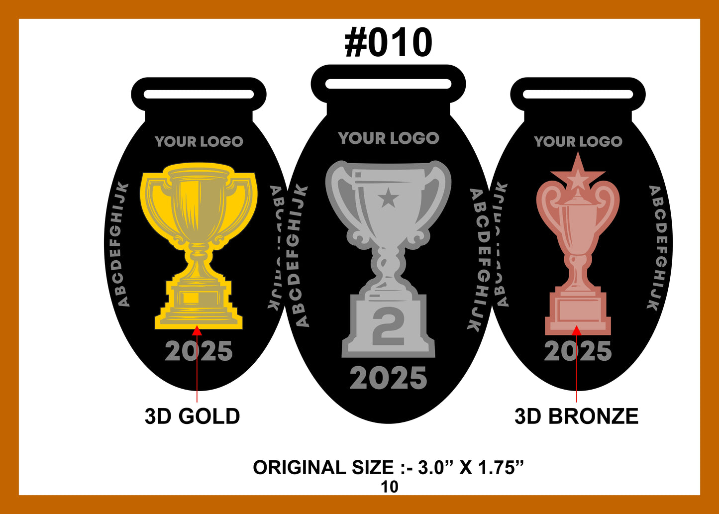 Custom Made Medal #010