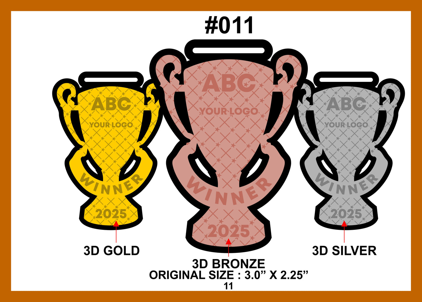 Custom Made Medal #011