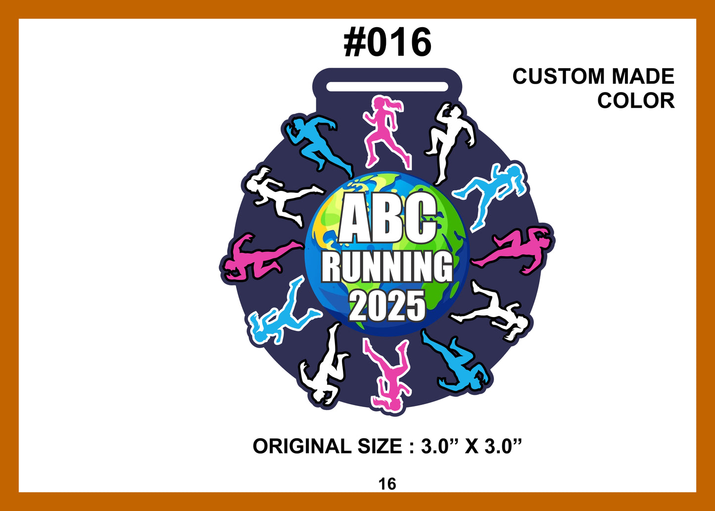 Custom Made Medal #016