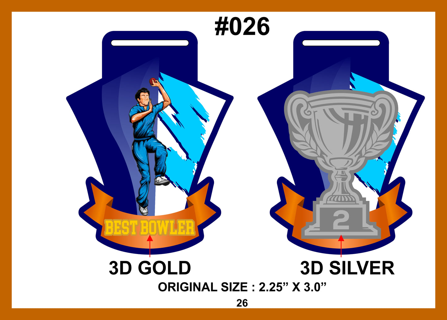 Custom Made Medal #026