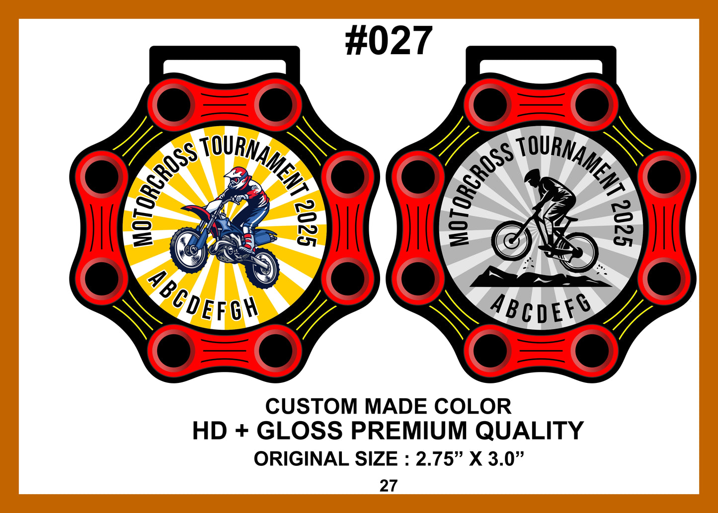 Custom Made Medal #027