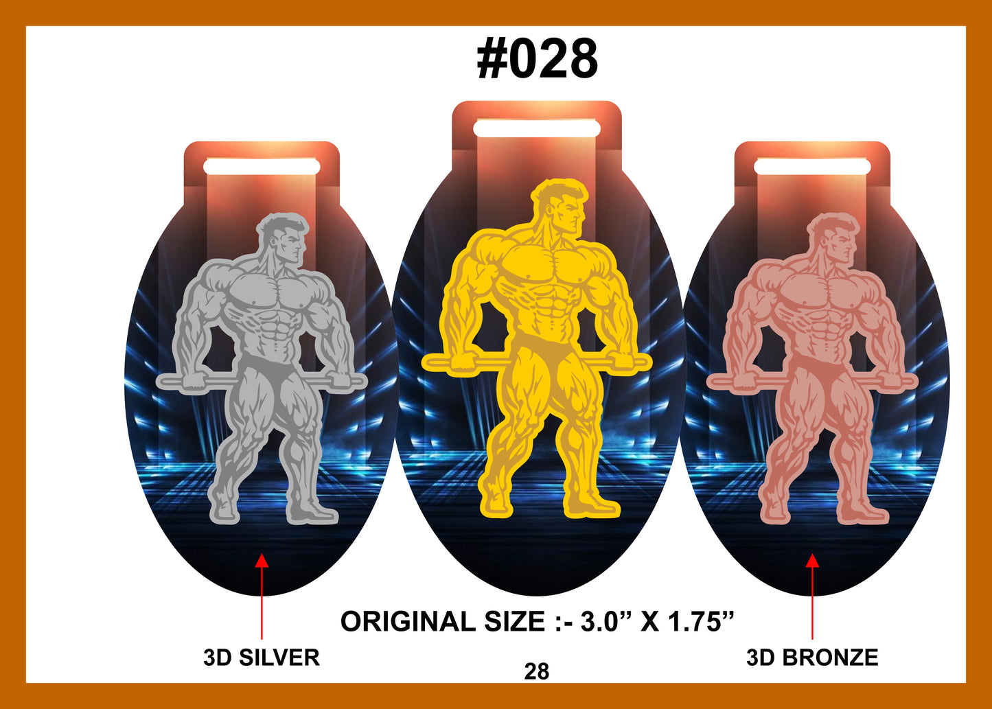 Custom Made Medal #028