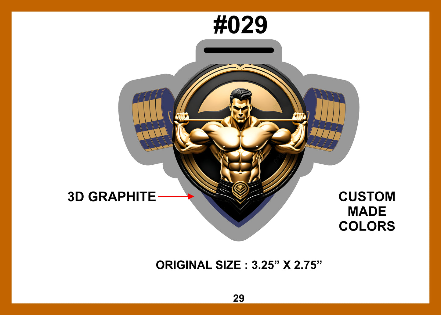 Custom Made Medal #029