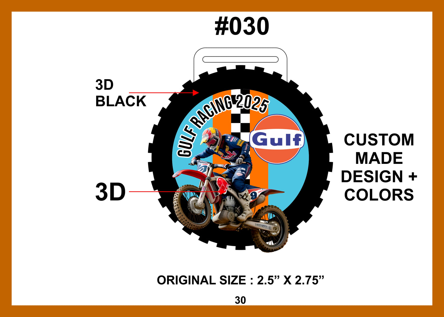 Custom Made Medal #030