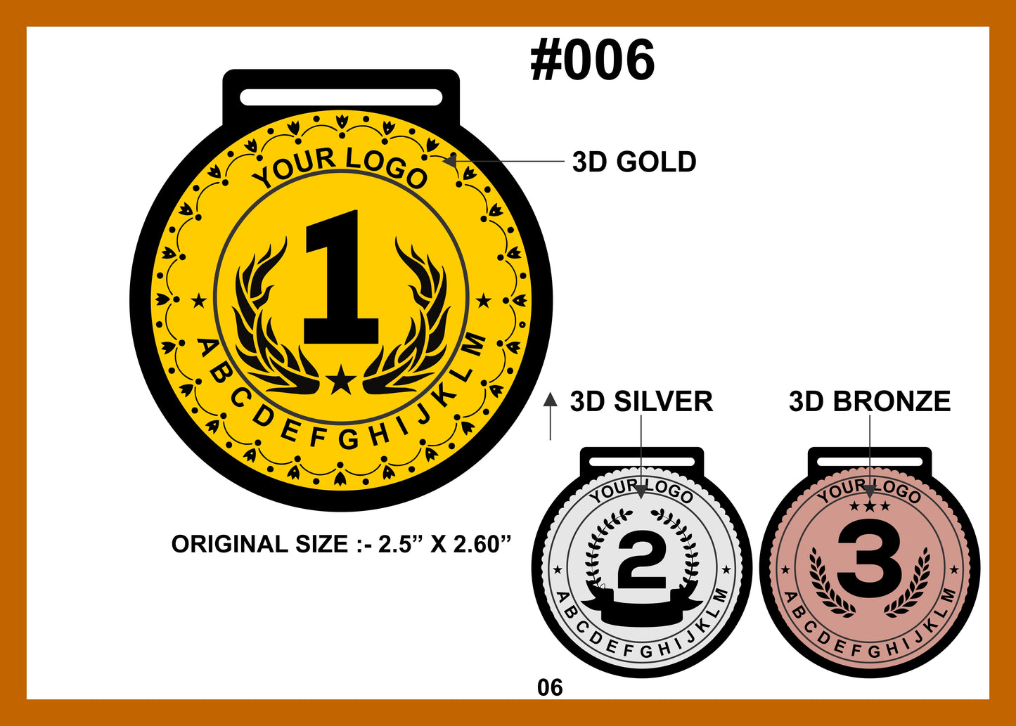 Custom Made Medal #006