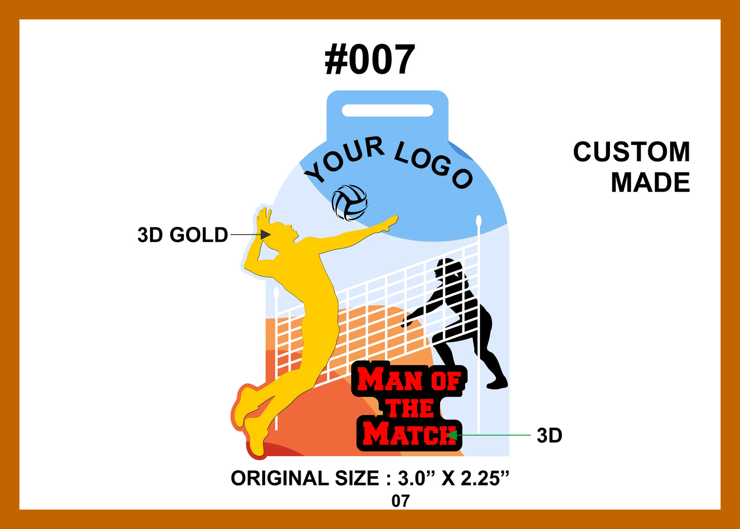 Custom Made Medal #007