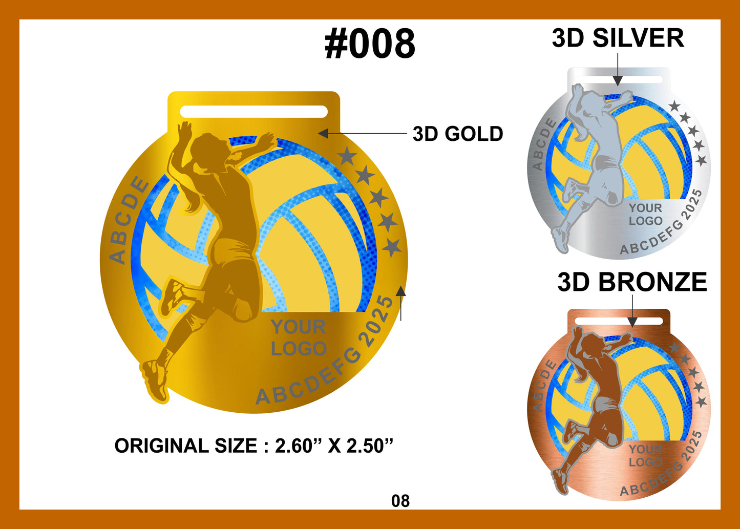 Custom Made Medal #008