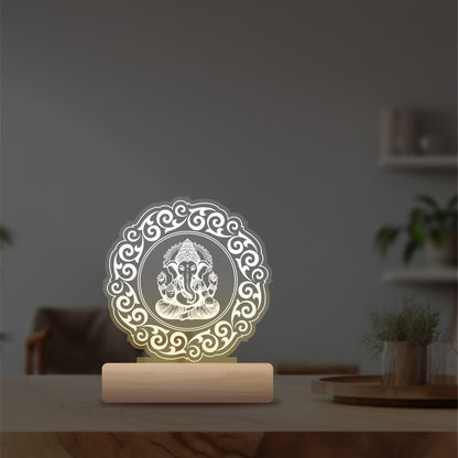 Gajapati Hologram Lamp