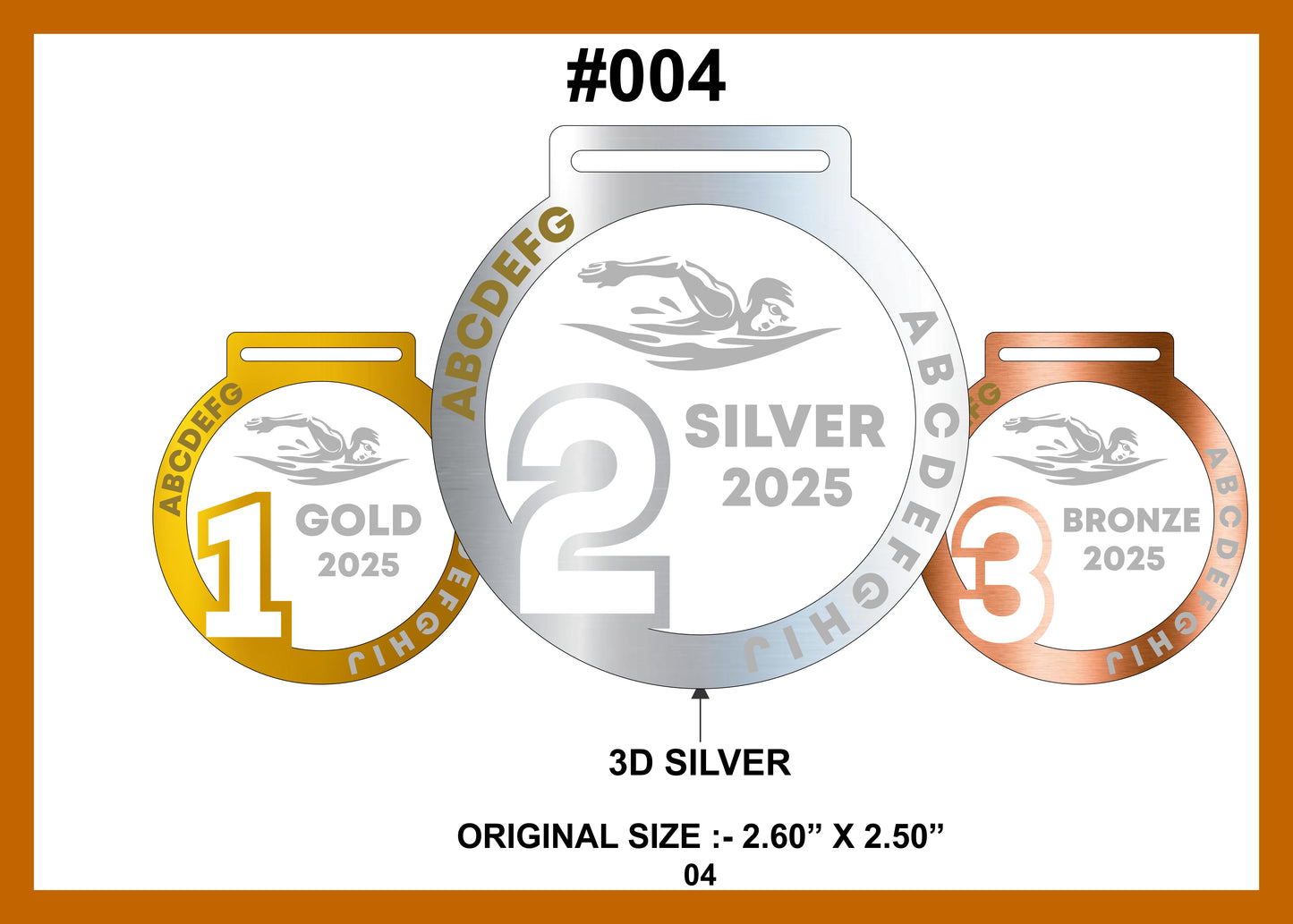 Custom Made Medal #004