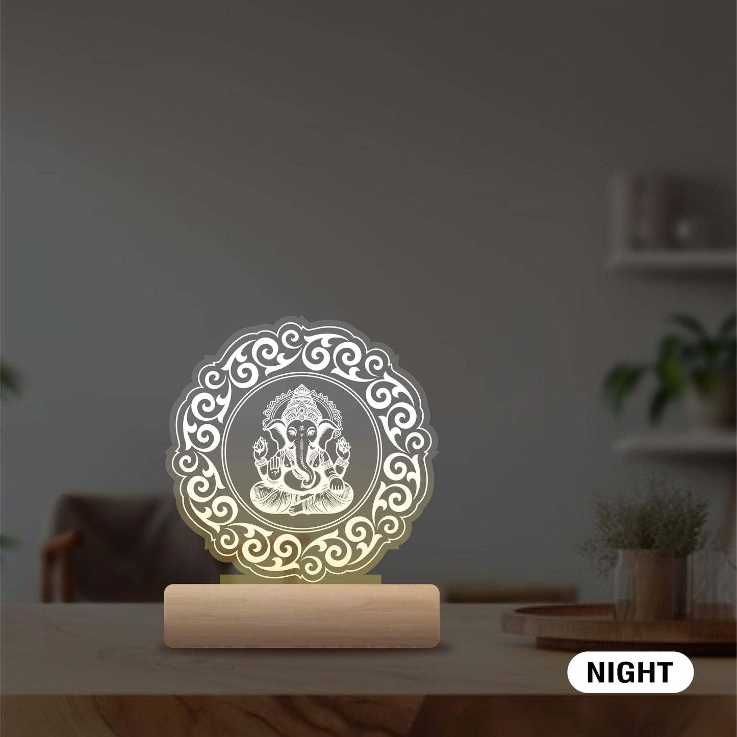 Gajapati Hologram Lamp